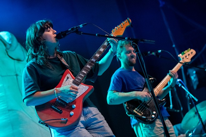 Photos of Alvvays and The Beths performing at The Knitting Factory on August 21, 2024