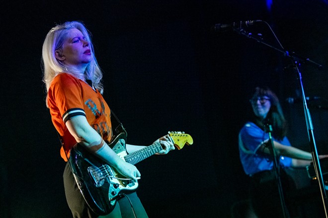 Photos of Alvvays and The Beths performing at The Knitting Factory on August 21, 2024