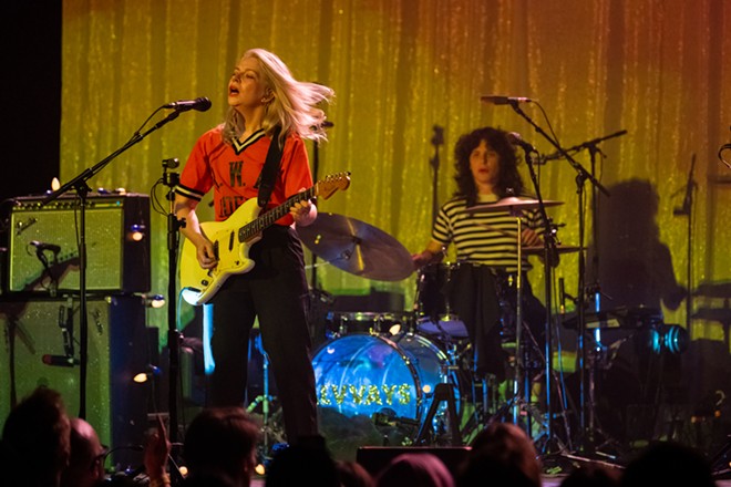 Photos of Alvvays and The Beths performing at The Knitting Factory on August 21, 2024