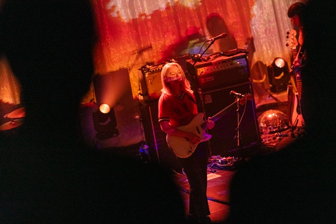 Photos of Alvvays and The Beths performing at The Knitting Factory on August 21, 2024