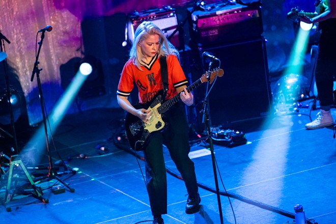 Photos of Alvvays and The Beths performing at The Knitting Factory on August 21, 2024