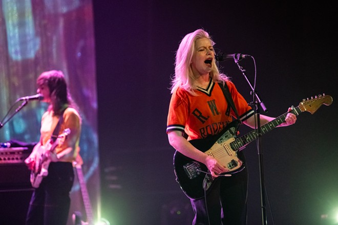 Photos of Alvvays and The Beths performing at The Knitting Factory on August 21, 2024