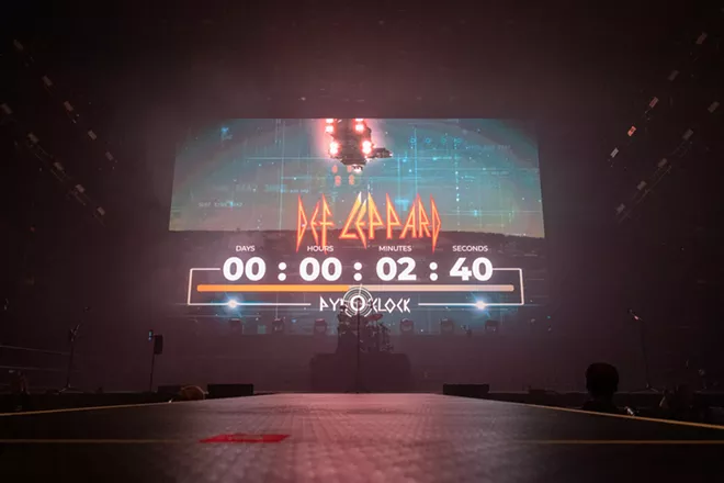 Image: Photos of Def Leppard performing at the Spokane Arena on September 6, 2024