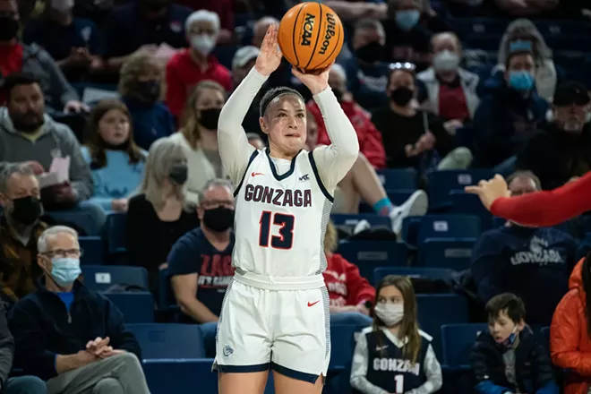 Image: Photos of Gonzaga women's senior day win over Loyola Marymount on Feb. 26, 2022
