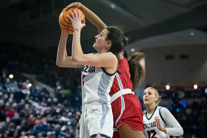 Image: Photos of Gonzaga women's senior day win over Loyola Marymount on Feb. 26, 2022