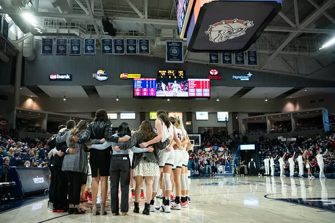 Image: Photos of Gonzaga women's senior day win over Loyola Marymount on Feb. 26, 2022