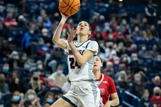 Image: Photos of Gonzaga women's senior day win over Loyola Marymount on Feb. 26, 2022