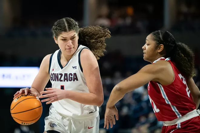 Image: Photos of Gonzaga women's senior day win over Loyola Marymount on Feb. 26, 2022