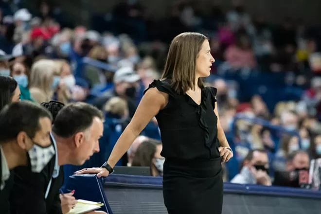 Image: Photos of Gonzaga women's senior day win over Loyola Marymount on Feb. 26, 2022