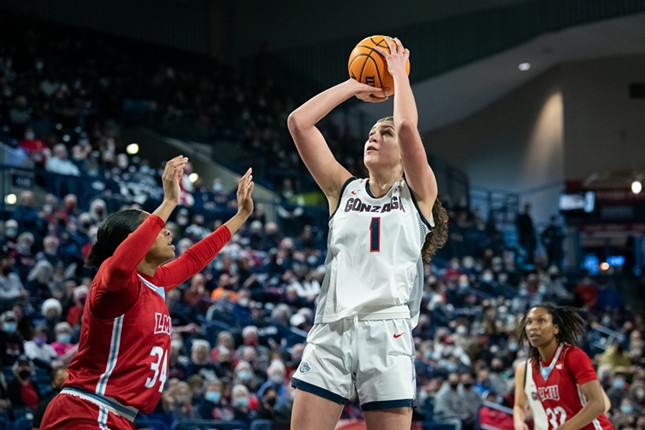 Image: Photos of Gonzaga women's senior day win over Loyola Marymount on Feb. 26, 2022