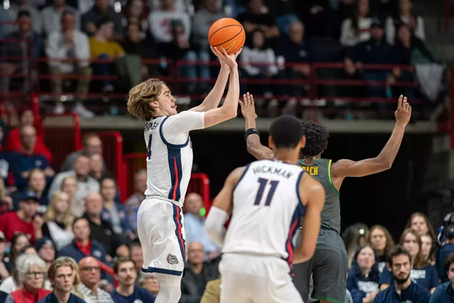 Image: Photos of Gonzaga's 101-63 win over Baylor at the Spokane Arena on Monday, November 4, 2024