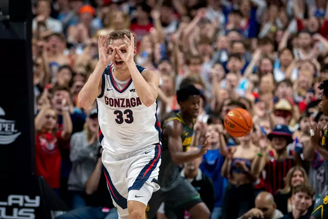 Image: Photos of Gonzaga's 101-63 win over Baylor at the Spokane Arena on Monday, November 4, 2024