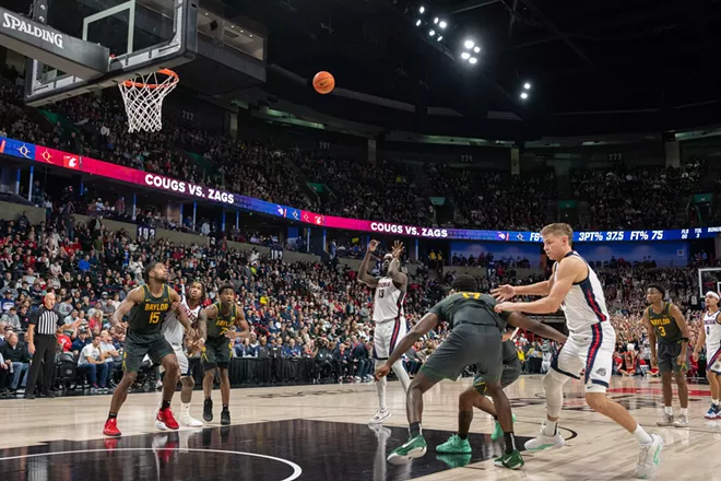 Image: Photos of Gonzaga's 101-63 win over Baylor at the Spokane Arena on Monday, November 4, 2024