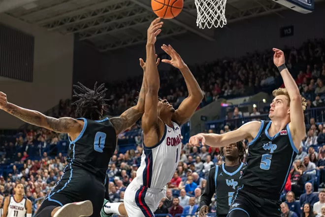 Image: Photos of Gonzaga's 109-52 exhibition win over Warner Pacific University on Wednesday, October 30, 2024