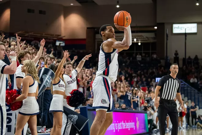 Image: Photos of Gonzaga's 109-52 exhibition win over Warner Pacific University on Wednesday, October 30, 2024