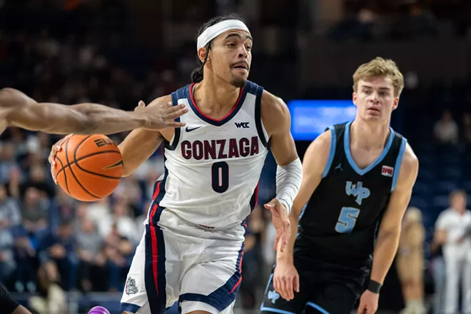 Image: Photos of Gonzaga's 109-52 exhibition win over Warner Pacific University on Wednesday, October 30, 2024