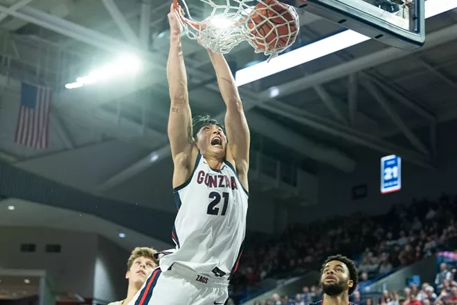 Photos of Gonzaga's 123-57 win over Eastern Oregon on Nov. 14, 2023