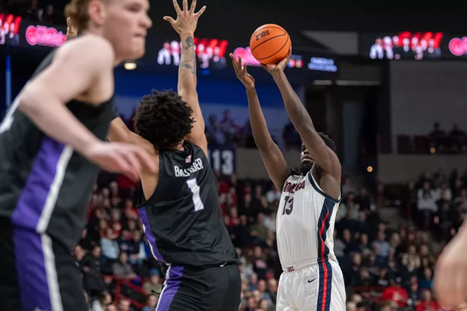 Image: Photos of Gonzaga's 81-50 win over Portland at the Community Cancer Fund Classic at the Spokane Arena on Thursday, January 2, 2025