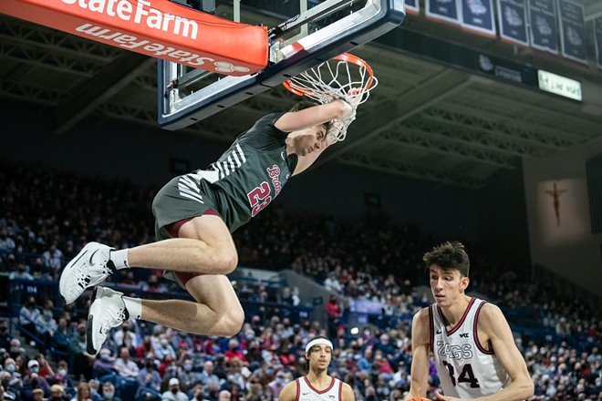 Image: Photos of Gonzaga's 81-69 win over Santa Clara on Feb. 19, 2022