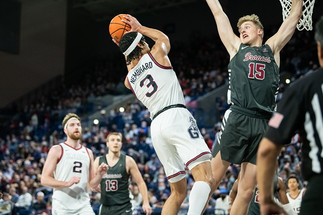 Image: Photos of Gonzaga's 81-69 win over Santa Clara on Feb. 19, 2022