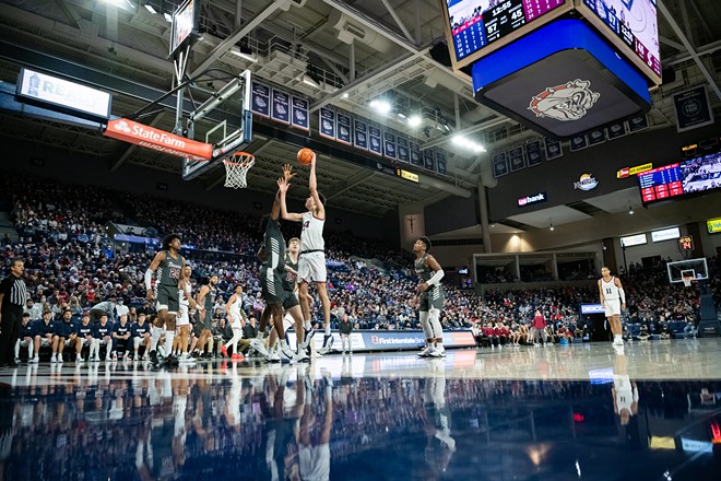 Image: Photos of Gonzaga's 81-69 win over Santa Clara on Feb. 19, 2022