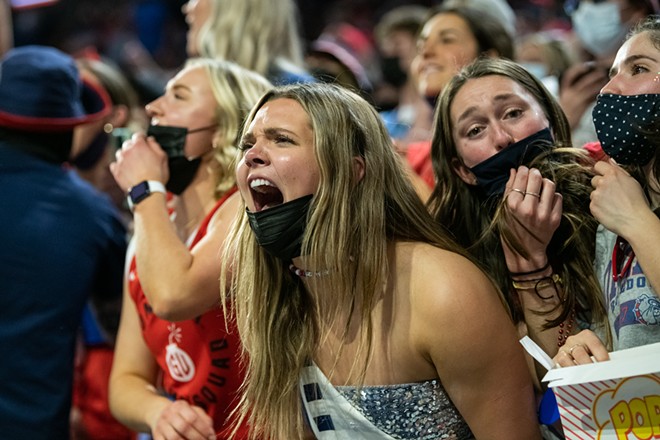 Image: Photos of Gonzaga's 81-69 win over Santa Clara on Feb. 19, 2022