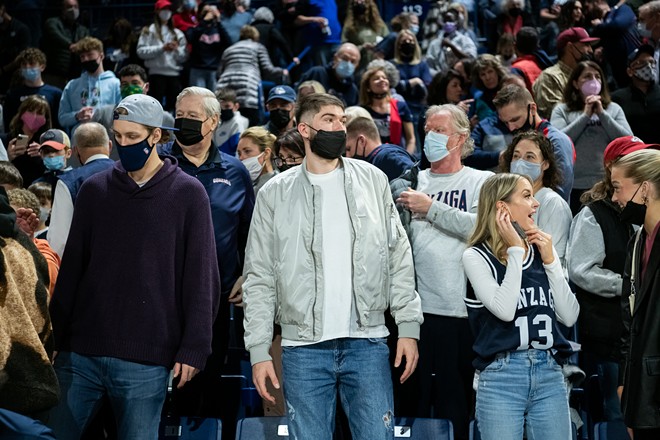 Image: Photos of Gonzaga's 81-69 win over Santa Clara on Feb. 19, 2022