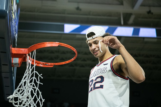 Image: Photos of Gonzaga's 81-69 win over Santa Clara on Feb. 19, 2022