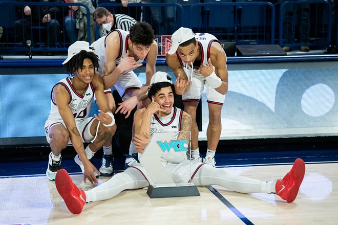 Image: Photos of Gonzaga's 81-69 win over Santa Clara on Feb. 19, 2022