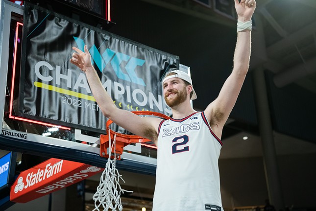 Image: Photos of Gonzaga's 81-69 win over Santa Clara on Feb. 19, 2022