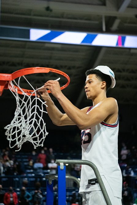 Image: Photos of Gonzaga's 81-69 win over Santa Clara on Feb. 19, 2022