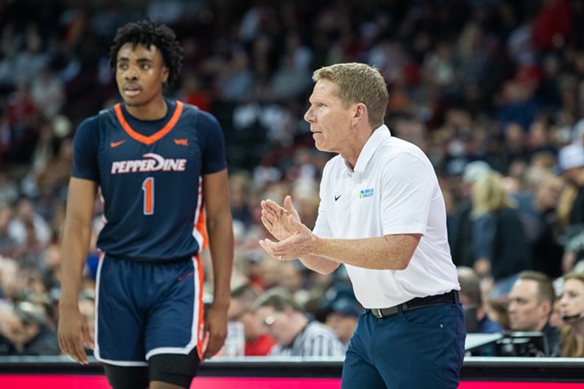 Image: Photos of Gonzaga's 86-60 win over Pepperdine at the Spokane Arena on Jan. 4, 2024