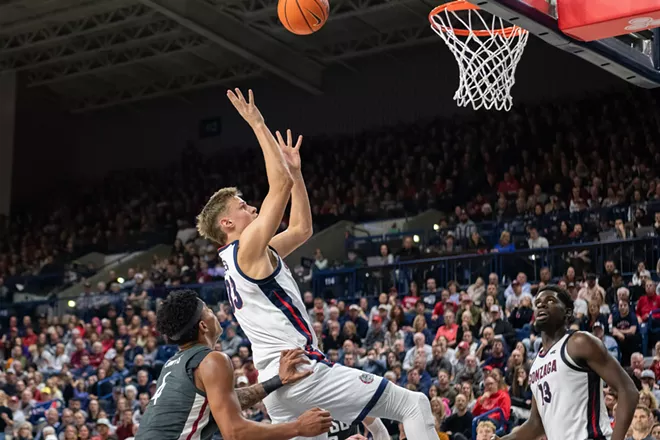 Image: Photos of Gonzaga's 88-75 win over Washington State on Saturday, January 11, 2025