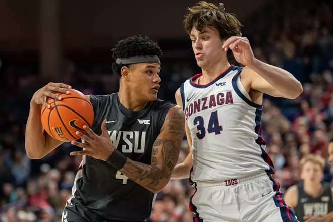 Image: Photos of Gonzaga's 88-75 win over Washington State on Saturday, January 11, 2025