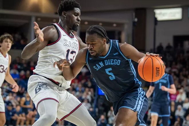 Image: Photos of Gonzaga's 93-80 win over San Diego on Wednesday, January 8, 2025