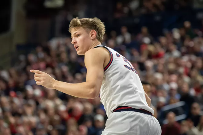 Image: Photos of Gonzaga's 93-80 win over San Diego on Wednesday, January 8, 2025