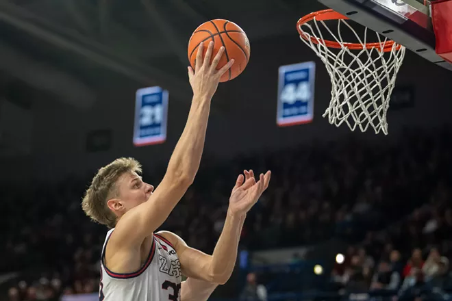 Image: Photos of Gonzaga's 93-80 win over San Diego on Wednesday, January 8, 2025