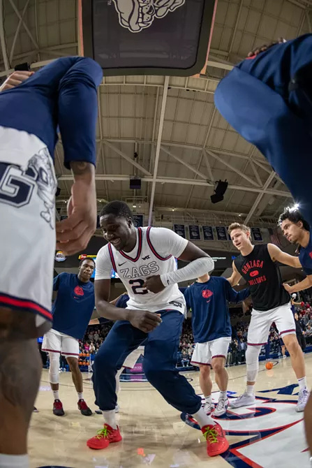 Image: Photos of Gonzaga's 93-80 win over San Diego on Wednesday, January 8, 2025