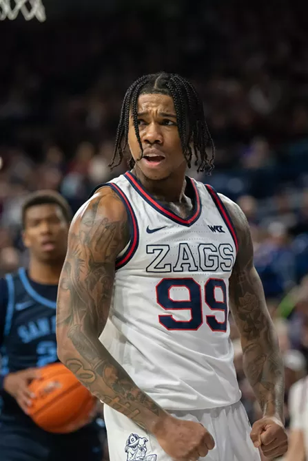 Image: Photos of Gonzaga's 93-80 win over San Diego on Wednesday, January 8, 2025