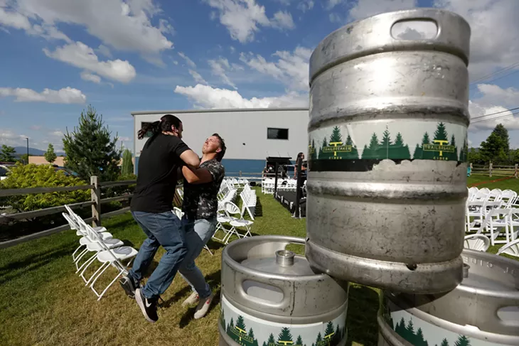 Image: Photos of Relentless Wrestling's anniversary show at Trailbreaker Cider