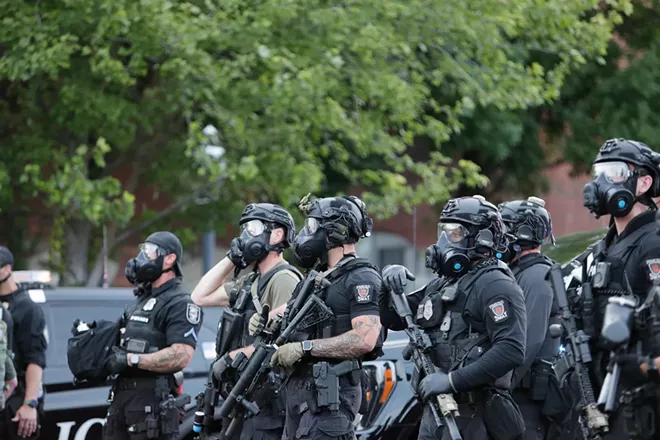 Image: Photos of the ICE protest in Spokane on Wednesday, June 11 2025