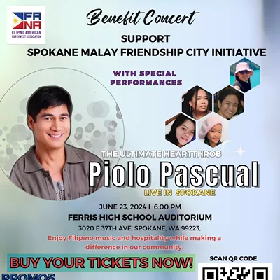 Image: Get ready for an unforgettable evening! 🌟 Join us as we present a once-in-a-lifetime event: Piolo Pascual's concert, where music meets philanthropy! 🎶✨ Share this event far and wide, and gather your friends for an incredible show in support of our Youth Scholarship Fund. 📚🌏