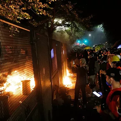 Image: Portland Unrest: Police and federal agents clash with protesters