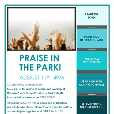 Image: Praise in the Park