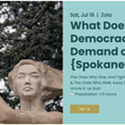 Image: Premise Conversation Session: What Does Democracy Demand of Us?