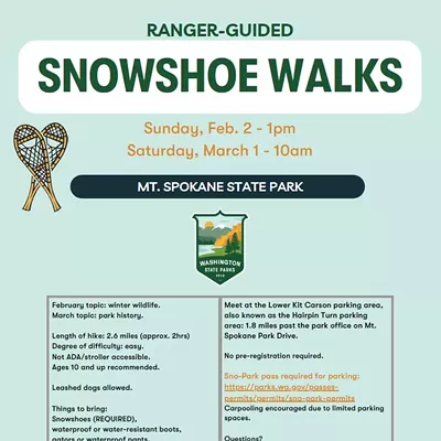 Image: Ranger-Guided Snowshoe Walk