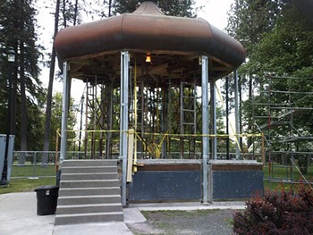 Renovation continues for Browne's Addition gazebo