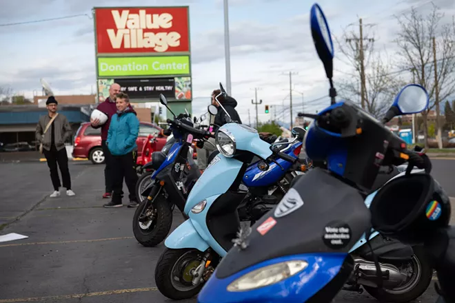 Image: Ride along with the Mild Riders — Spokane's local 'scooter gang'