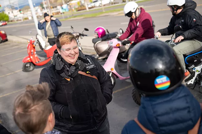 Image: Ride along with the Mild Riders — Spokane's local 'scooter gang'