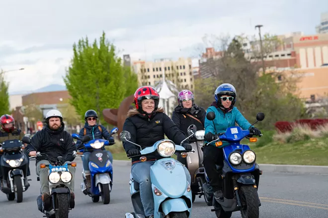 Image: Ride along with the Mild Riders — Spokane's local 'scooter gang'